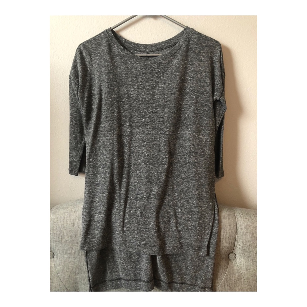 Long dark gray tunic shirt!